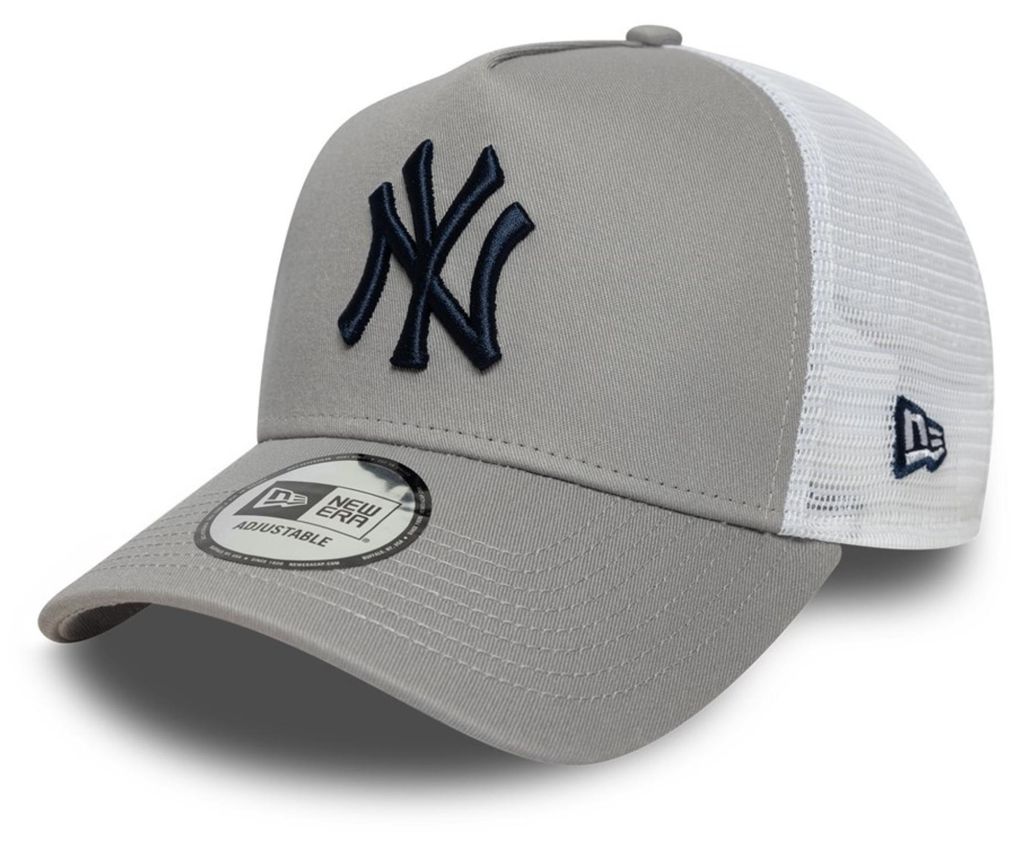 New Era MLB 9FORTY Side Patch Trucker Cap New York Yankees grey