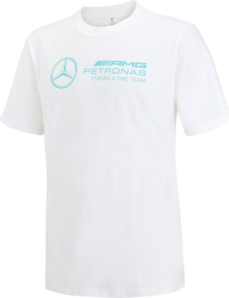 adidas Mercedes AMG Formula one Team DNA T Shirt Herren, Größe:XL, Farbe:Weiß