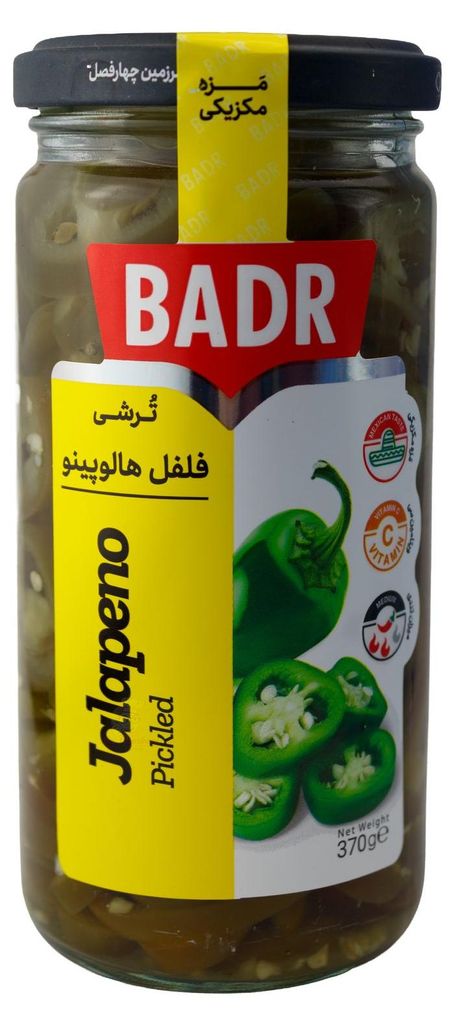 Badr - Eingelegter Jalapeno 370gr / Abtropf 222 gr