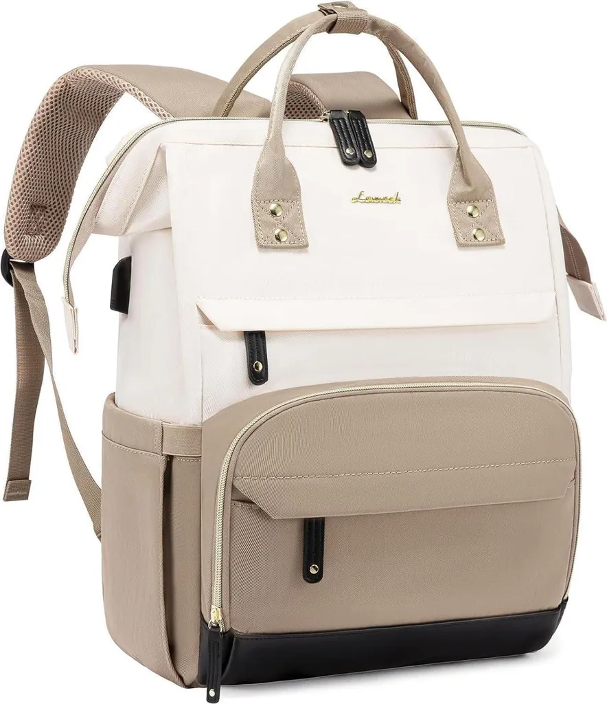 Zaino Donna LOVEVOOK 15.6 Pollici Porta PC: Eleganza Impermeabile Scuola