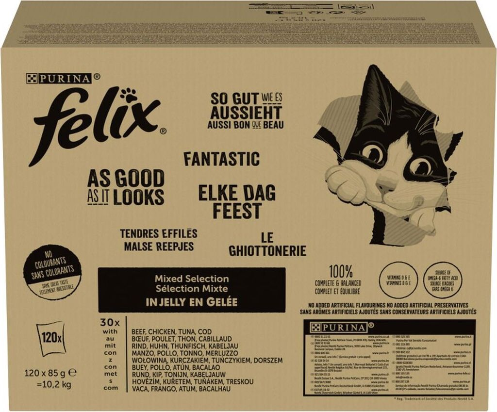 Purina Felix MIX 120x85g Produktbild 