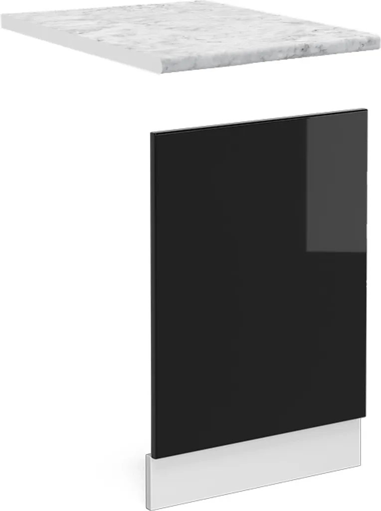 Pannello Cucina Vicco R-Line Nero Lucido 60 cm - Design Elegante