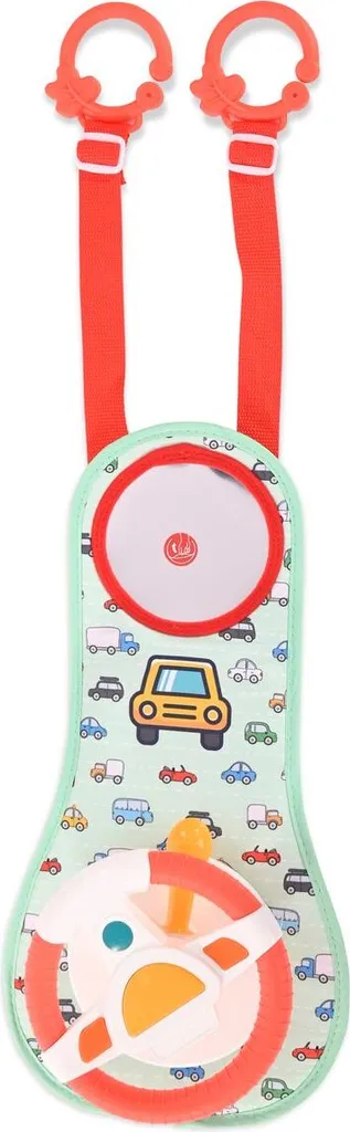 Volant Interactif Jouet avec Miroir pour Siège-auto Enfant Lorelli Vert