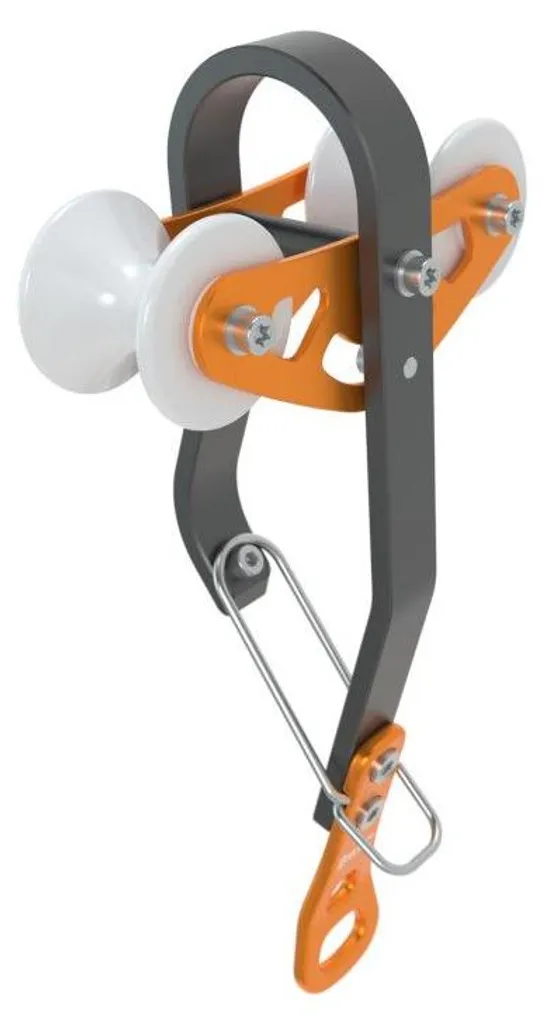 Poulie de secours Singing Rock Easy Lift - Évacuation câble 60mm