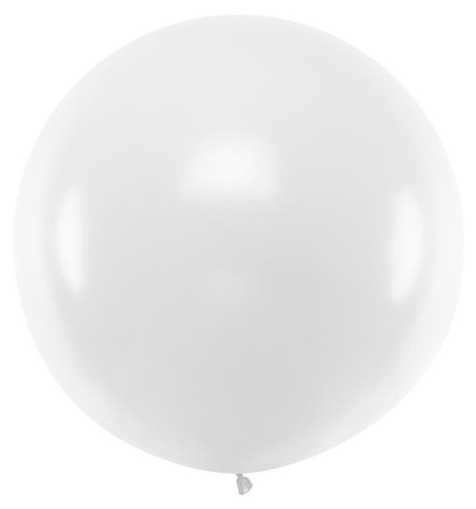 Pallone gigante di 1 metro bianco Immagine del prodotto 