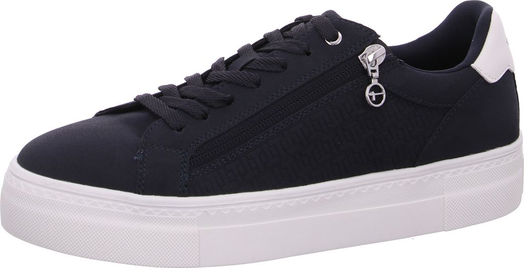 Tamaris Damen Sneaker mit Plateau und Reißverschluss Produktbild 