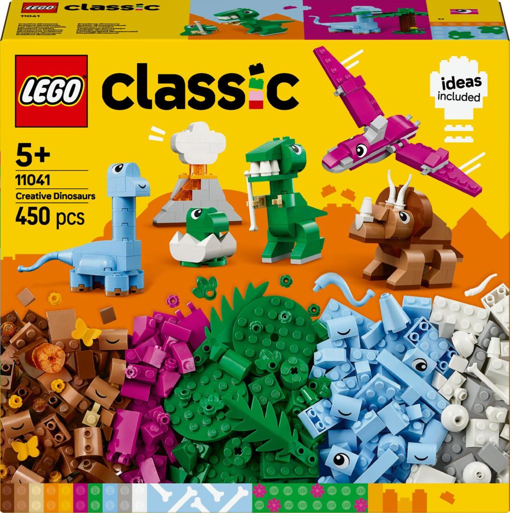 LEGO Classic Dinosauri Creativi 11041 Set Costruzione 450 Immagine del prodotto 