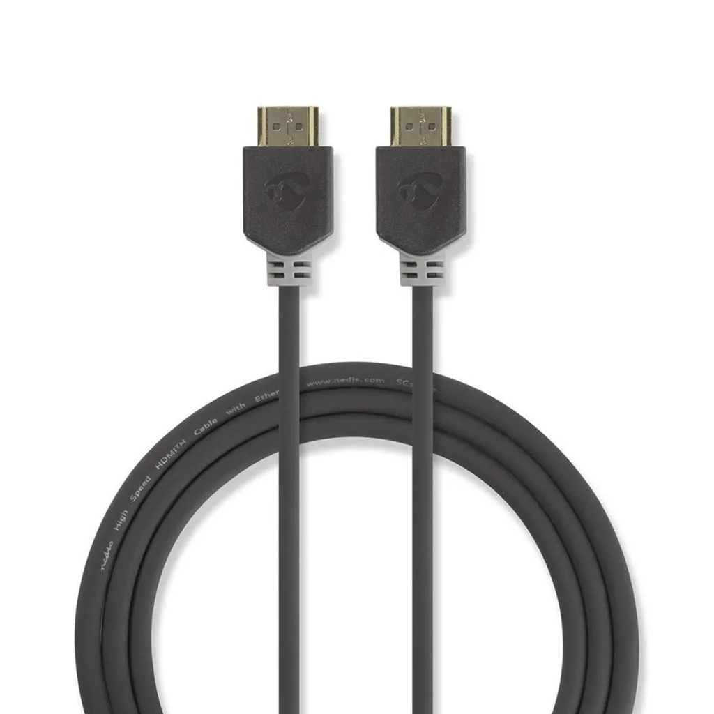 Cavo Video HDMI Nedis CVBW35000BK10 1m - Alta Qualità 4K/8K Antracite