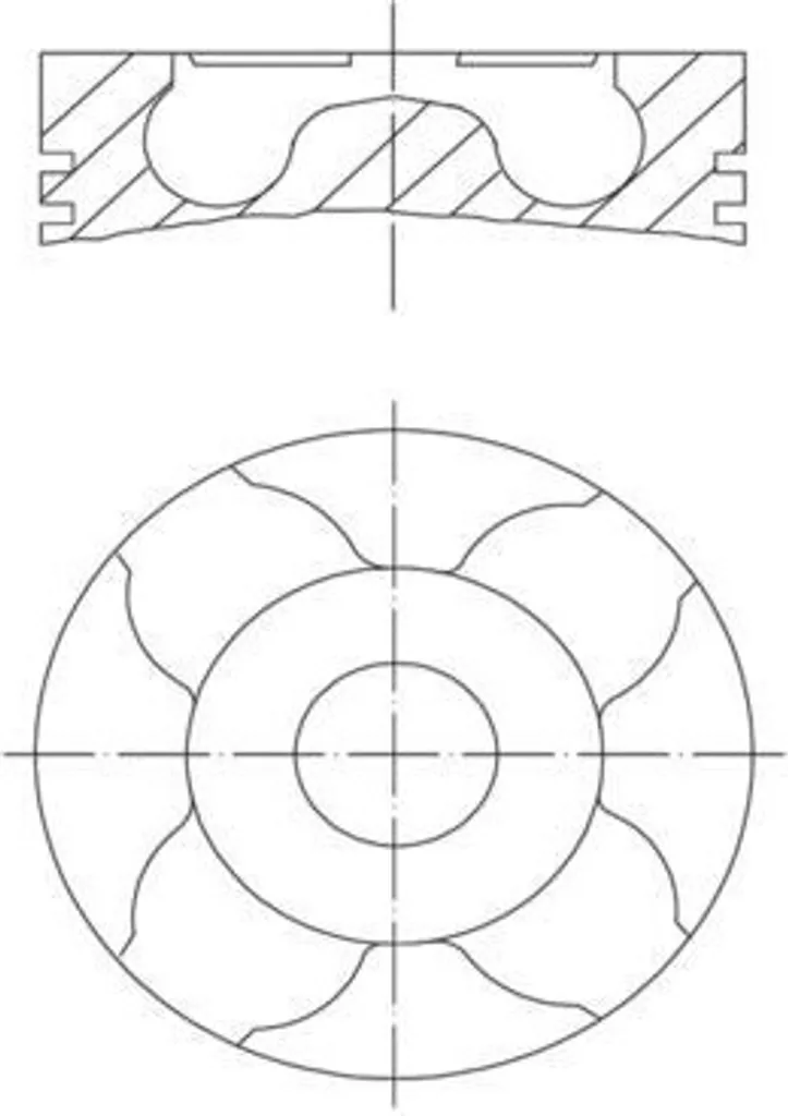 MAHLE 010 04 04 Pistone per OPEL Corsa C hatchback (X01) Meriva A (X03) Tigra TwinTop (X04) AGILA (A) (H00) COMBO furgone/station wagon COMBO Tour
