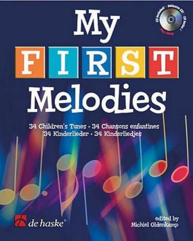 My first melodies (+CD) for alto saxophone34 children's tunes