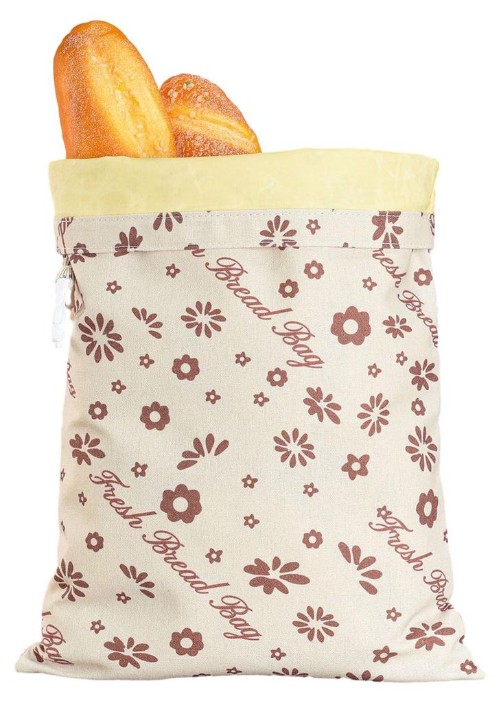 Großer Brotbeutel mit Bienenwachs-Innenfutter und natürlicher Baumwolle. Hält Brot länger frisch. Atmungsaktive Feuchtigkeitsbarriere. Wiederve...