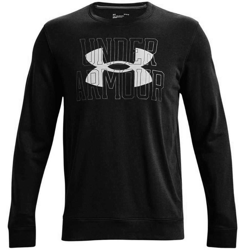Under Armour - "Rival" Sweatshirt Rundhalsausschnitt für Herren MR977 (S) (Schwarz)