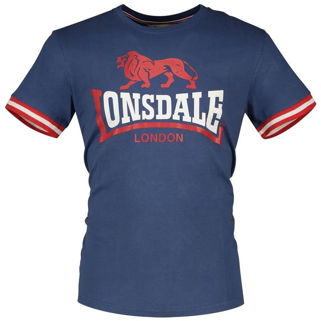 T-shirt uomo regular fit KERGORD Navy/Red/White L Lonsdale Immagine del prodotto 