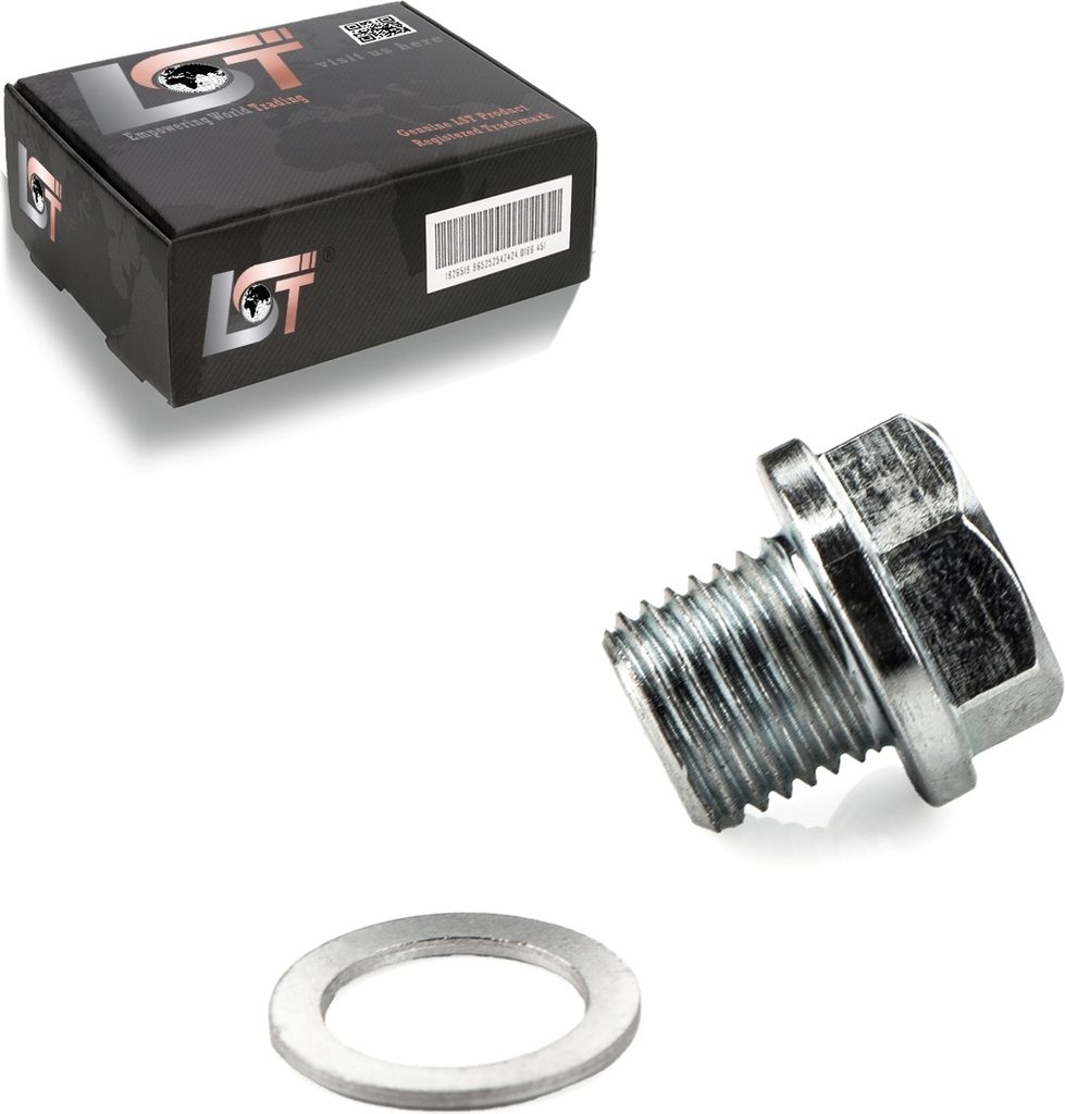 Ölablassschraube mit Dichtung / Dichtring Verschlussschraube Ölwanne für CITROEN