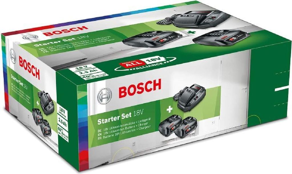 Bosch Akku-Starter-Set 18 V 2,5 Ah mit 2 Akkus & Ladegerät Produktbild 20