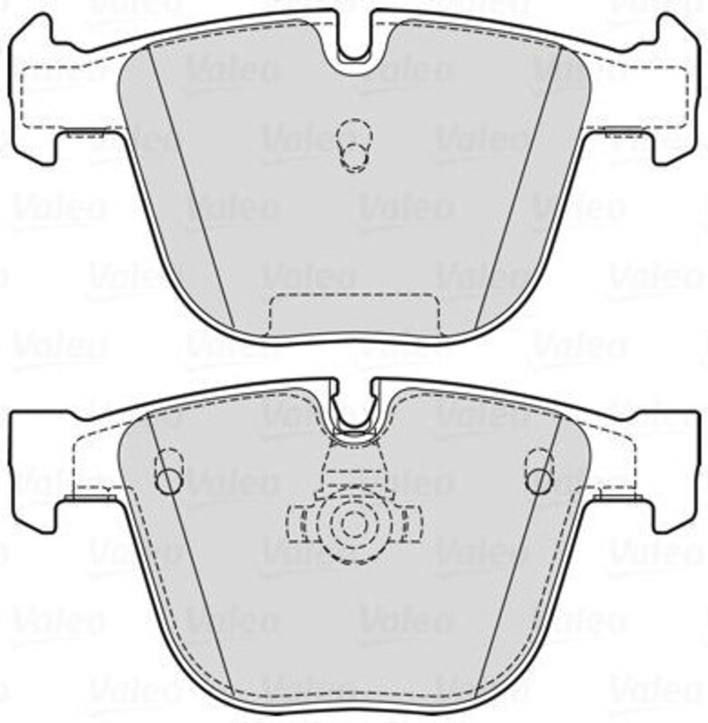 VALEO Bremsbeläge Satz Hinten für BMW X5 (E70) 601730