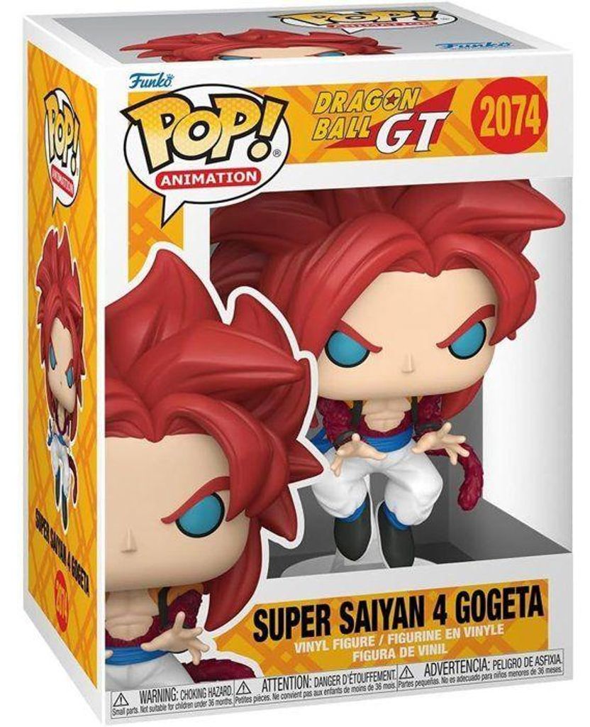 Funko Pop! Figur Dragon Ball GT Gogeta Super Saiyan 4 Vinyl Figur, Animationsserie, Sammlerstück