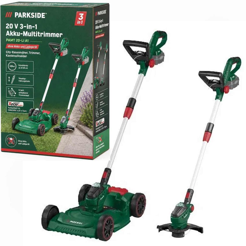 PARKSIDE 20 V 3in1-Akku -Rasen - Multitrimmer PAMT 20-Li  Produktbild 