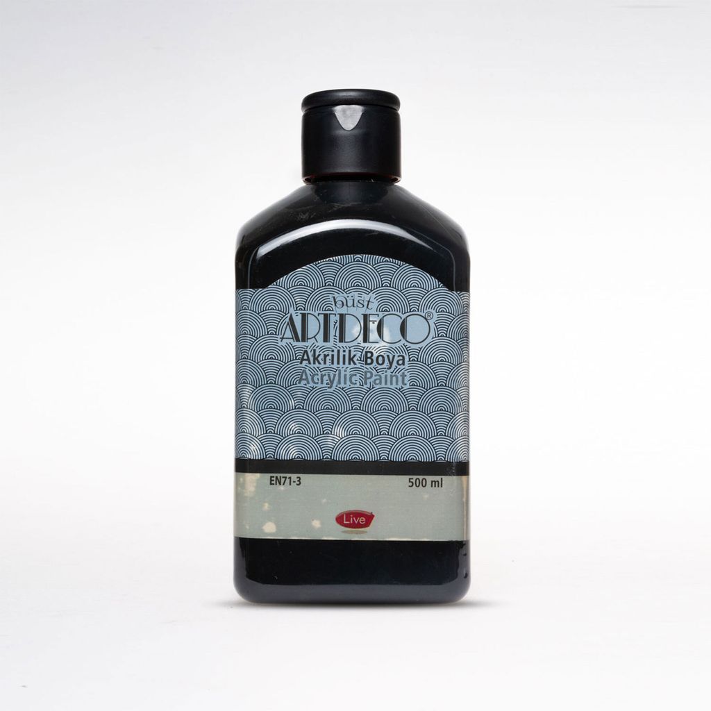 büstArtdeco Acrylfarbe 500ml - Schwarz Produktbild 