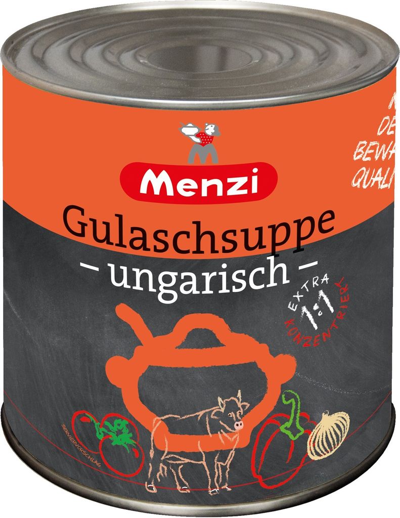 Menzi gulášová polévka maďarská pikantní extra Obrázek produktu 