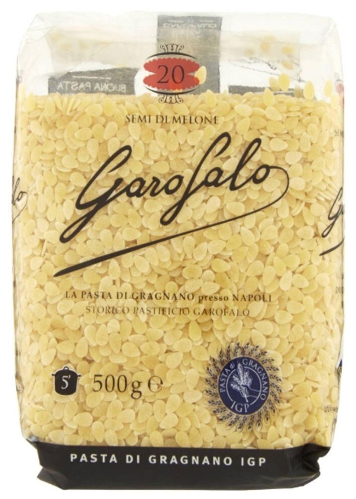 Pâtes "Semi Melone" n°20, 500 g, marque Garofalo Image du produit 
