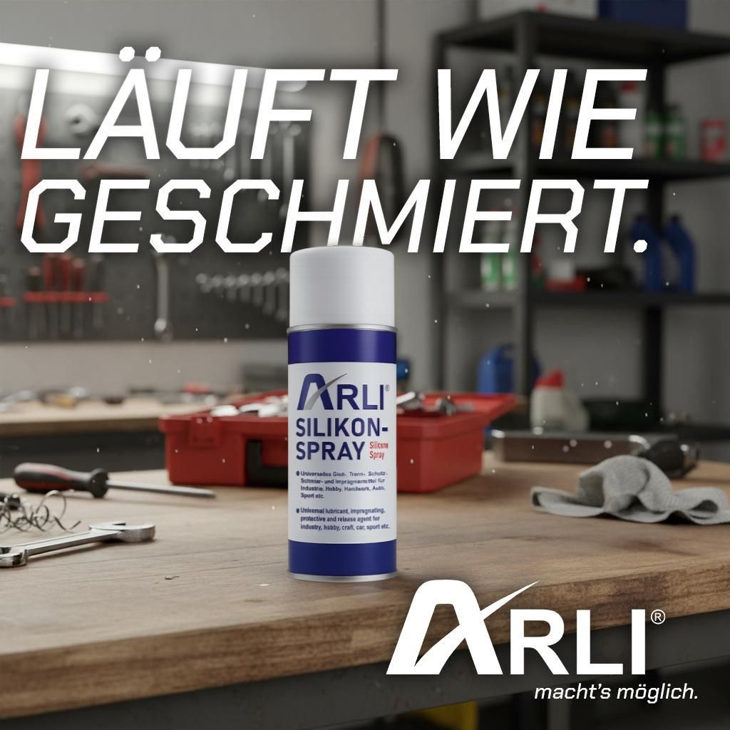 silikonfugen gleitmittel 3x ARLI Silikon Spray 400ml Universelles Gleitmittel main image 1