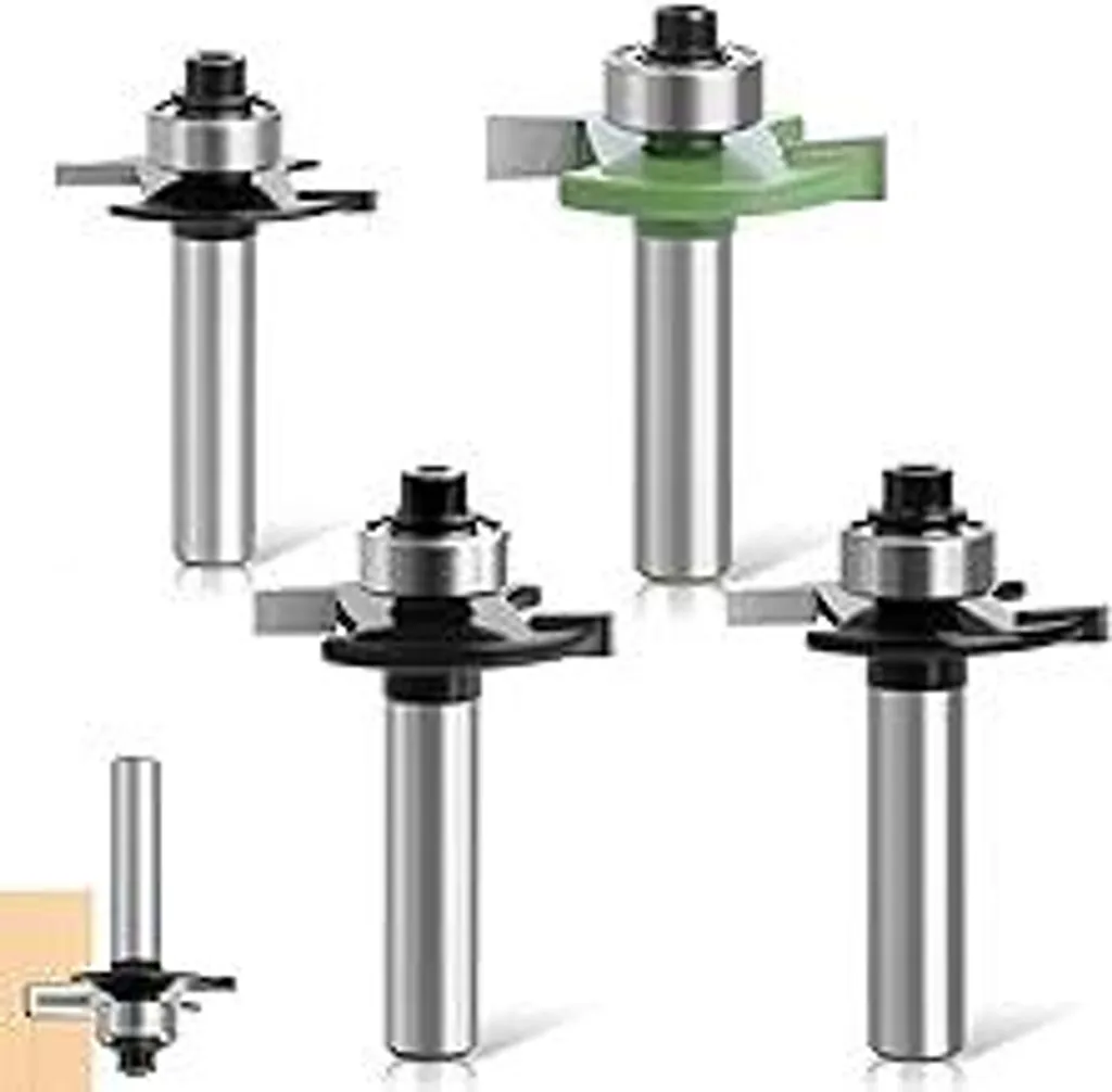 Offerta Set 4 Frese per Legno 8mm | Scanalature Perfette in 2-5mm