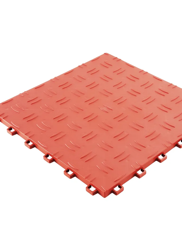 Revêtement de sol garage clipsable 12x12in - Dalle étanche charge 2,5t