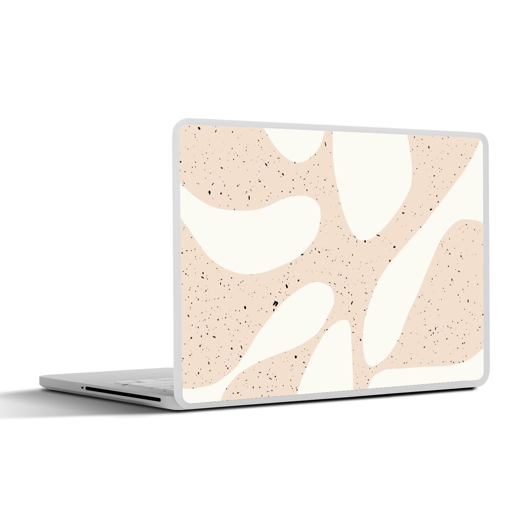 MuchoWow Laptop Aufkleber Sticker Cover Pflanzen - Abstrakt - Rosa - Pastell 30x21 cm - Sticker für Laptop - Selbstklebend