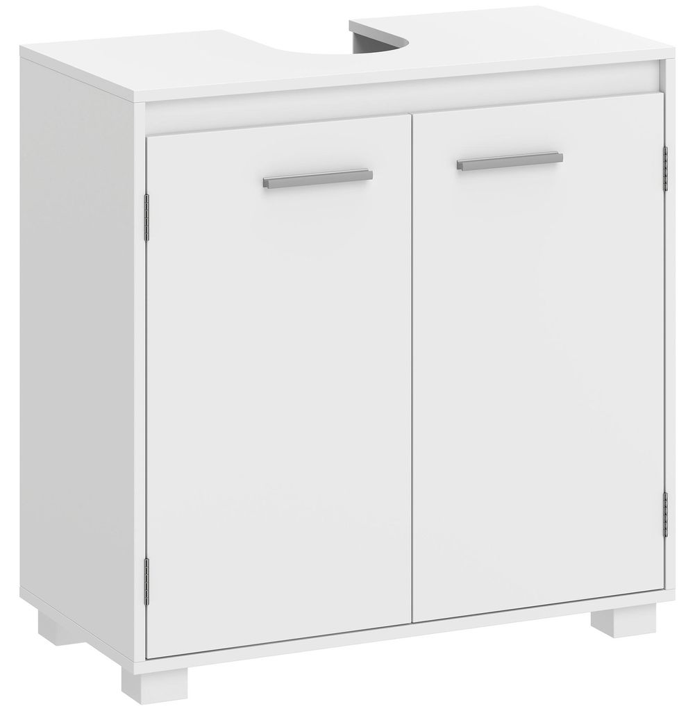 HOMCOM Waschbeckenunterschrank mit verstellbarem Regal und Produktbild 