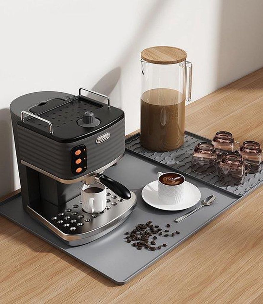 Kaffee-Maschinen-Mat 60x40cm, silikon, antirutsch, wasserdicht für Küchen