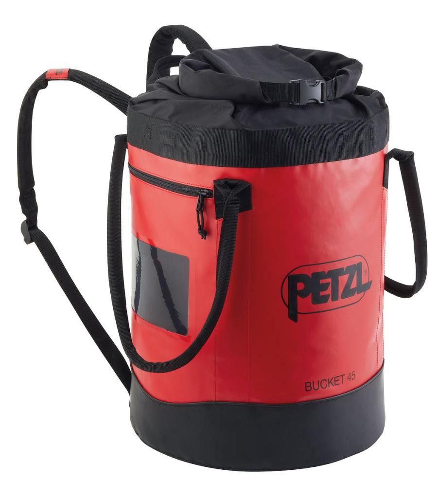 Petzl Bucket Ausrüstungstasche 45 l, wasserfest, rot, für Seil und Arbeitsausrüstung