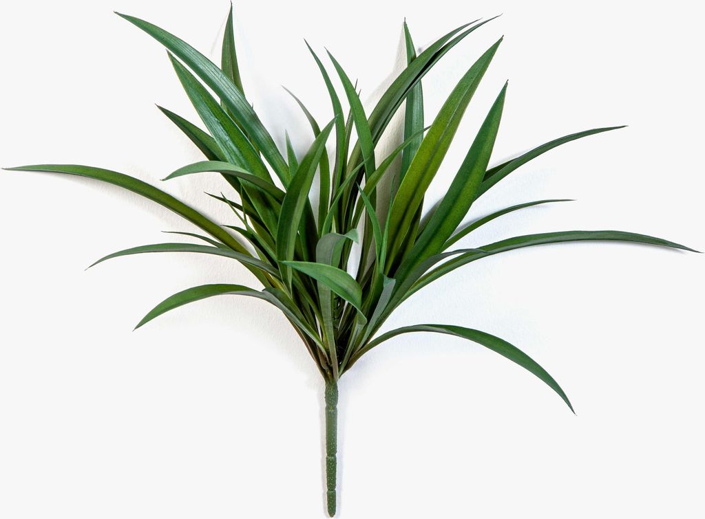 artplants.de Künstliche Liriope Himawari auf Steckstab, crossdoor, grün, 40cm - Kunstgras
