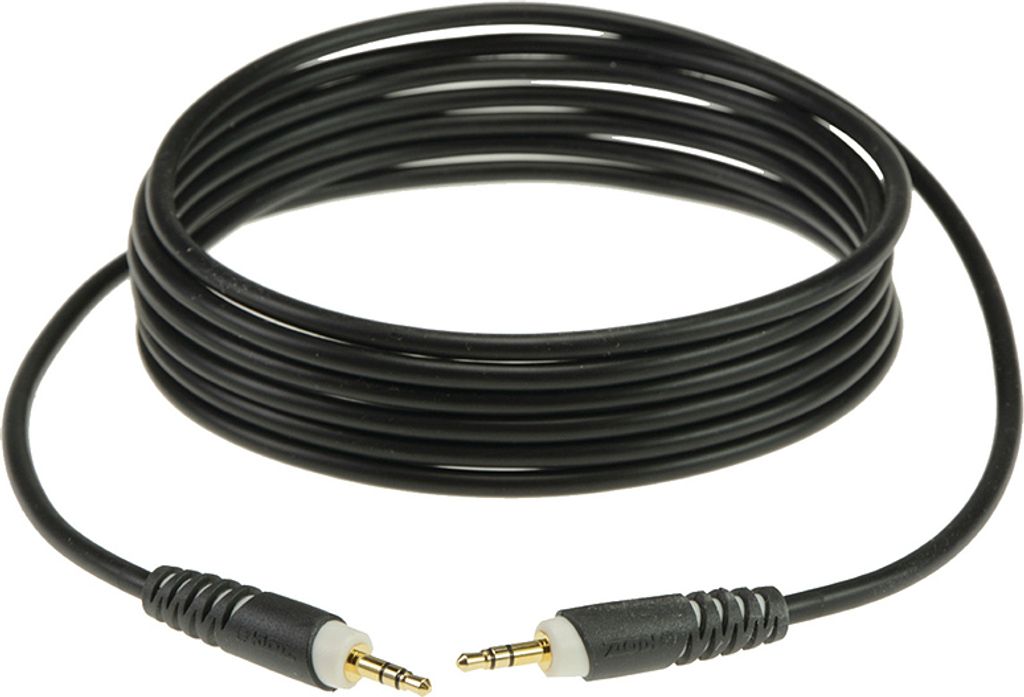 KLOTZ AIS GmbH AS-MM0090, Mikrofonkabel, Universal, Schwarz, mini plug 3p - mini plug 3p, 0,9 m, 900 mm