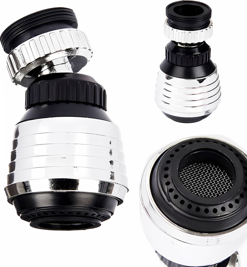 BRAUSEKOPF 6cm mit 3 Funktionen Strahlregler Produktbild 