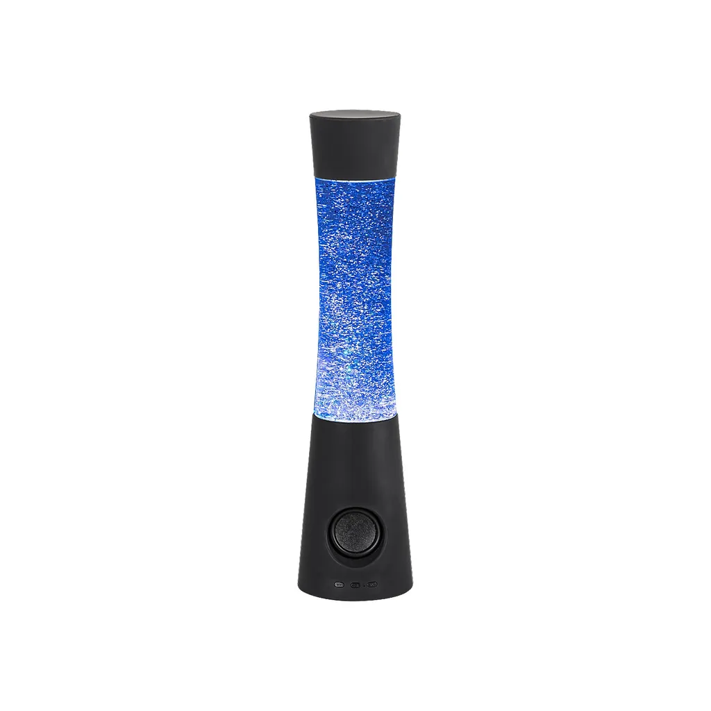 Lampe à lave LED RGB avec haut-parleur intégré Carnival 6949 noir mat