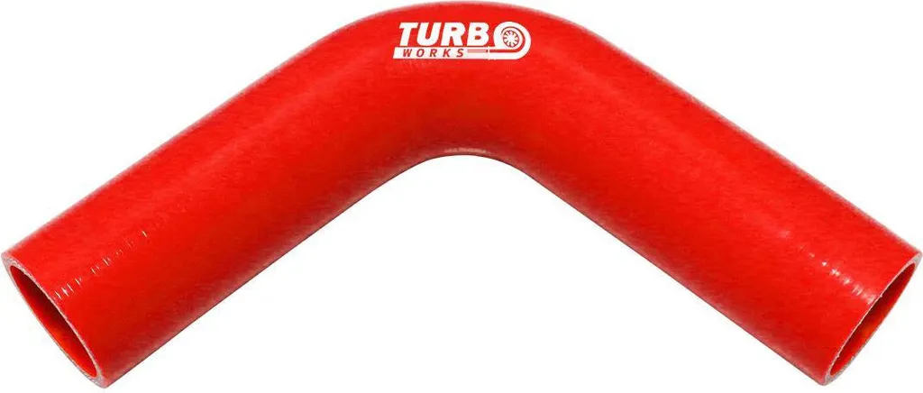 Raccord Silicone Coude 90 Degrés Rouge 45 mm XL TurboWorks Haute Pression