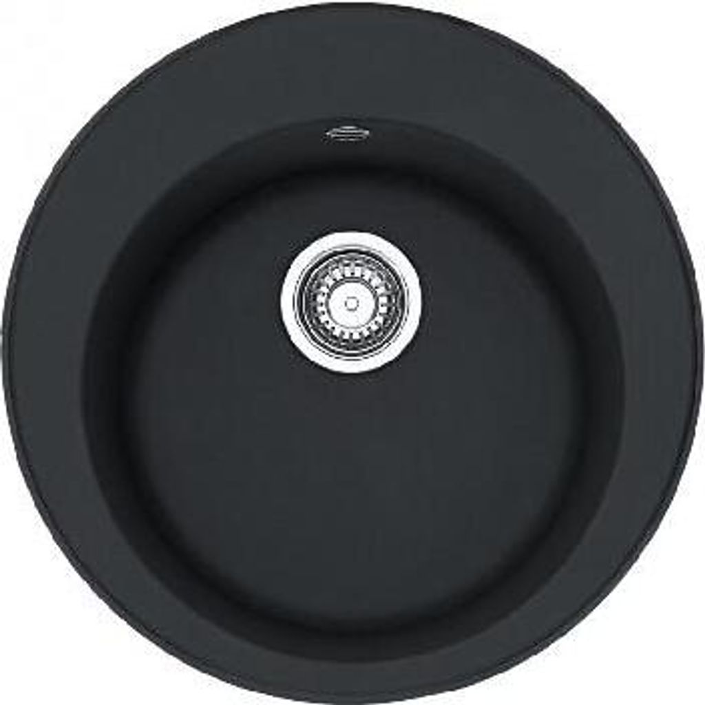 Franke Rondo - Fragranit Spülbecken ROG 610, 510 mm, rund, onyx 114.0283.879