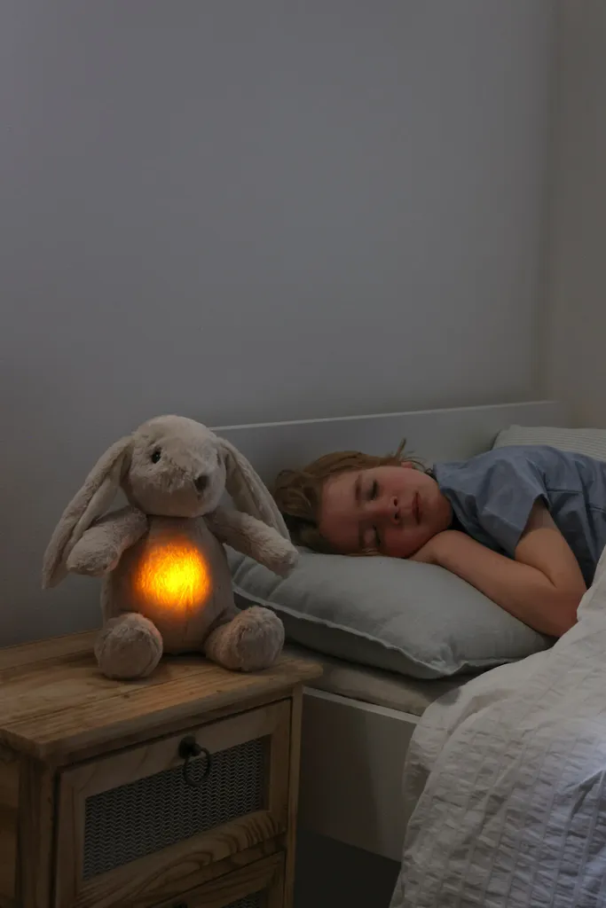BTL Diffusion LoveLight Buddies Billy le lapin, veilleuse peluche LED - 18