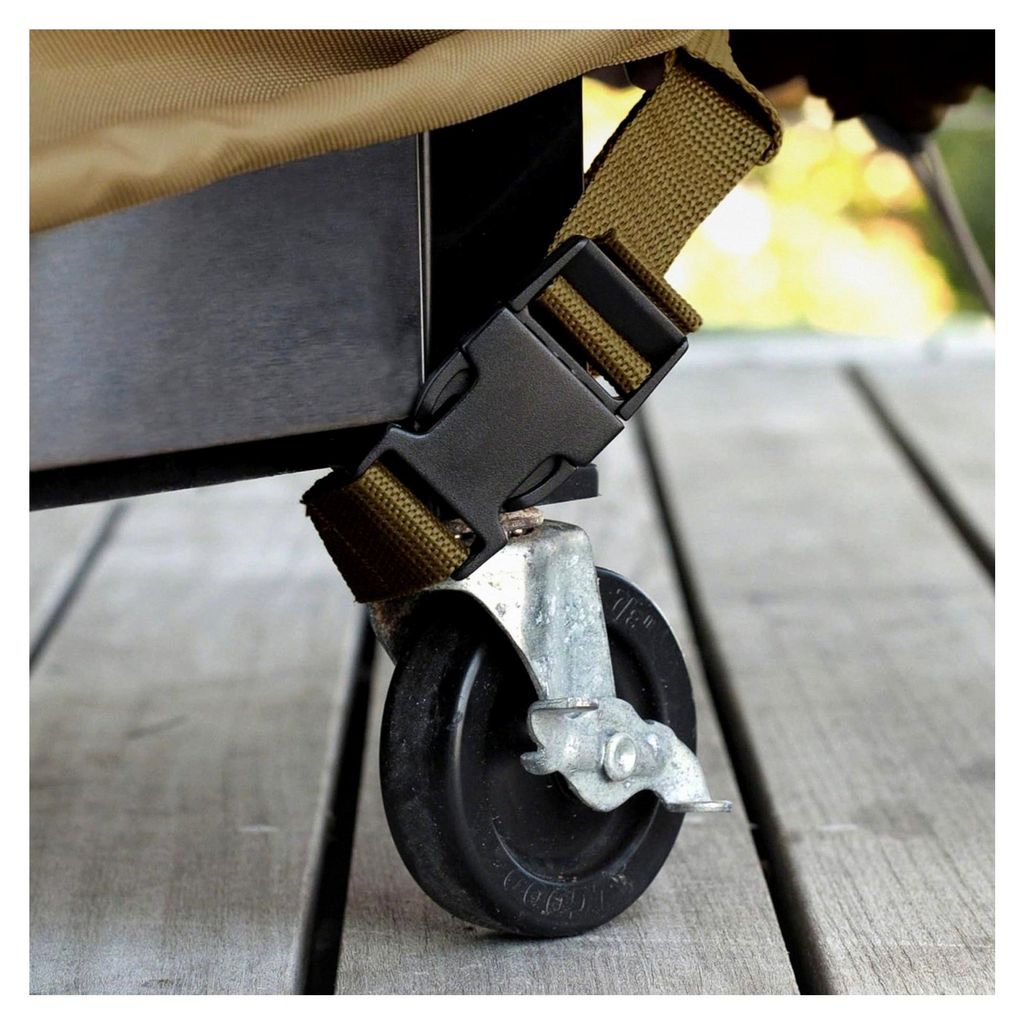 Grillabdeckung für extra kleine BBQ-Grills, wetterfest, erhältlich in den Farben Pebble/Bark/Earth, (96,52 cm x 55,88 cm x 111,76 cm)