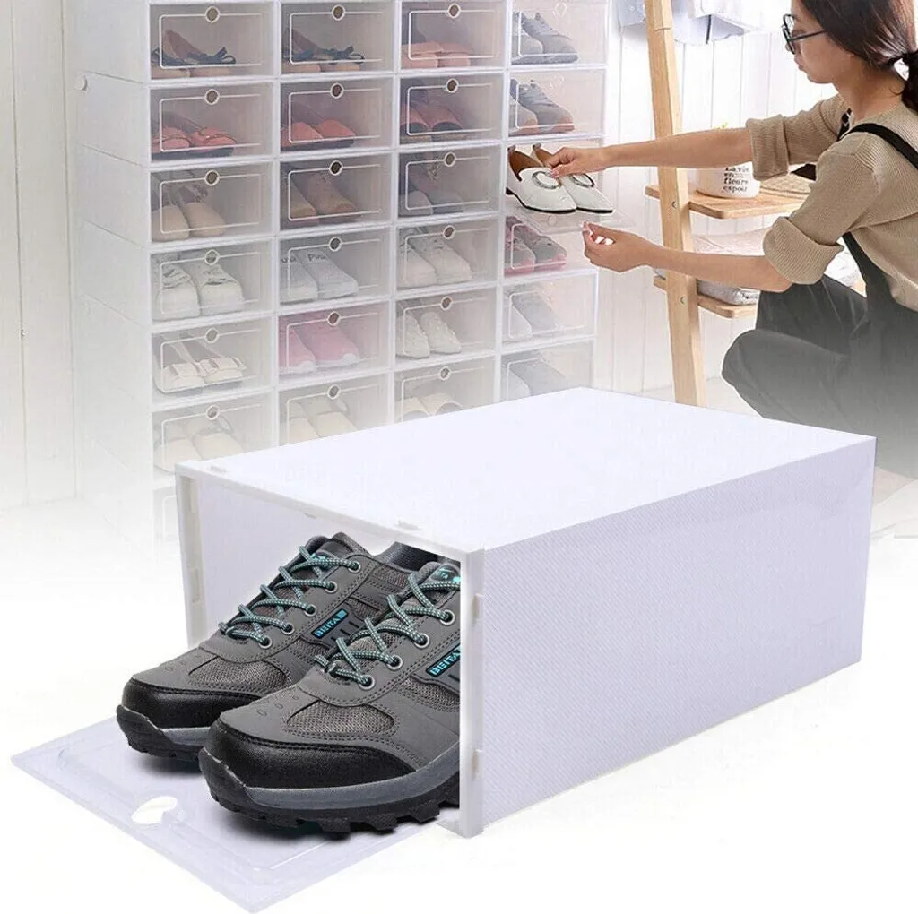Rangement Chaussures pour Armoire et Dressing Gain de Place Lot de 24