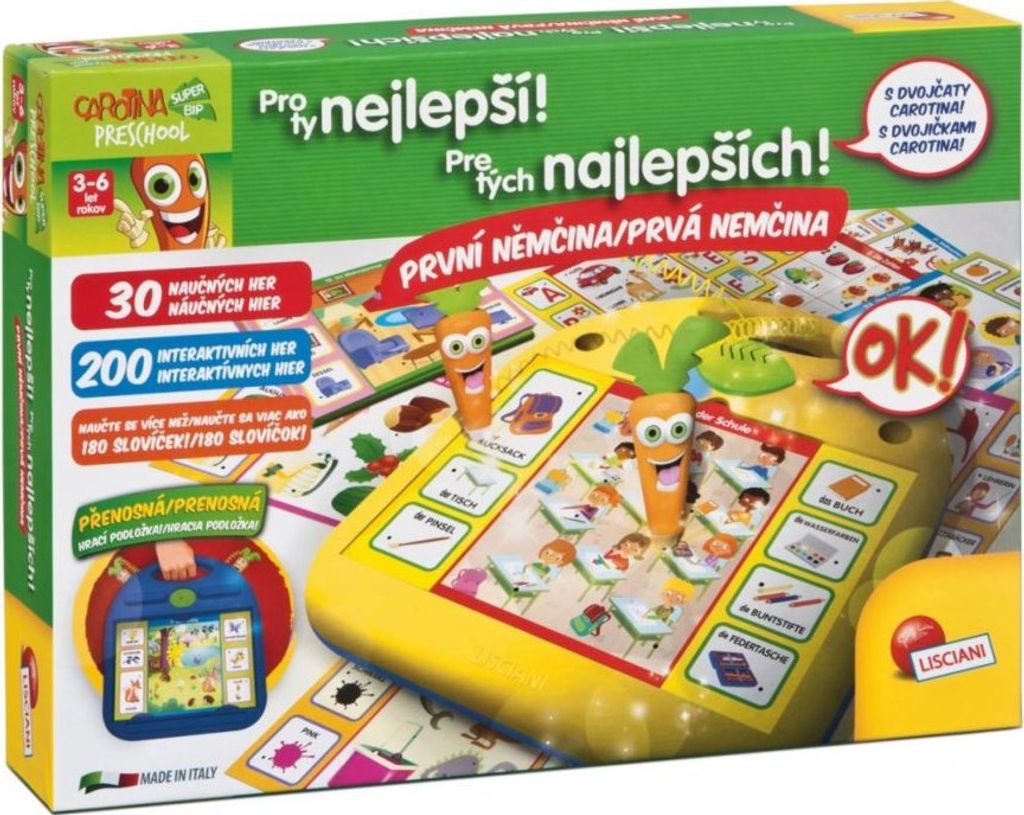 Interaktives Spiel LISCIANI, Carotina Für die Besten: Erste deutsche
