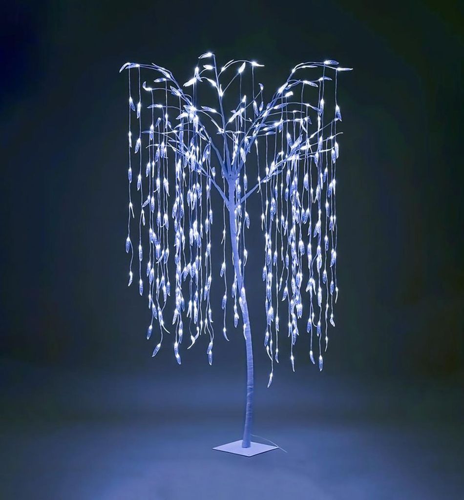 Lichtboom MagicHome Kerst, wilg, 384x LED, koudwit, 180 cm Productafbeelding 