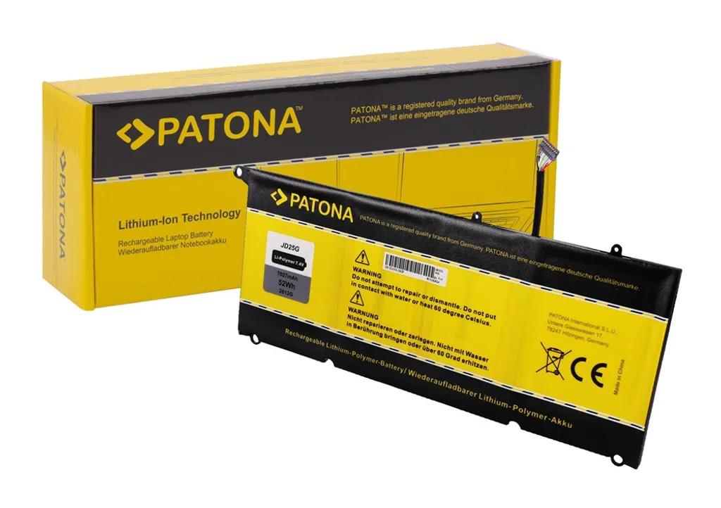 Batterie Dell JD25G 90V7W pour XPS 13 9343 9350 - Haute Capacité 52Wh