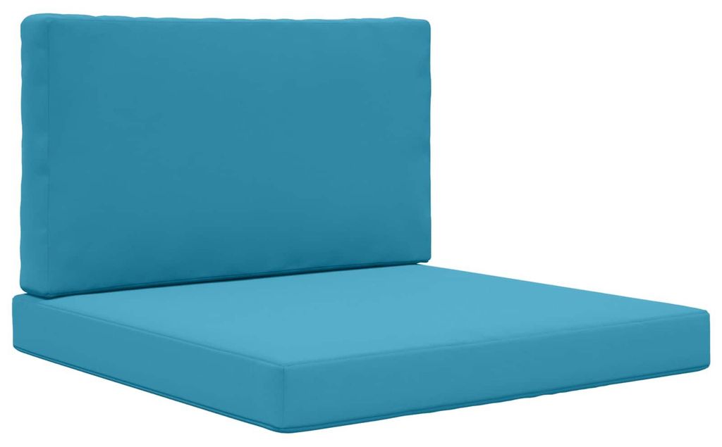 (Robust Möbel)Sofakissen für draußen modern - robust und langlebig - 2 pcs Königsblau Polyester - Gartenmöbelauflagen Stilvoll787557