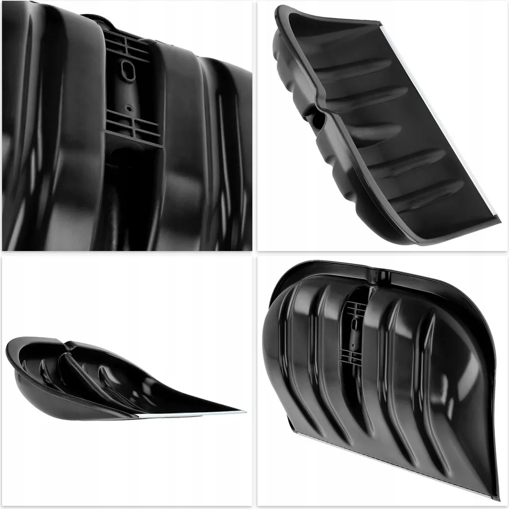 Pelle à neige rouge largeur 49 cm sans manche pour déneigement efficace