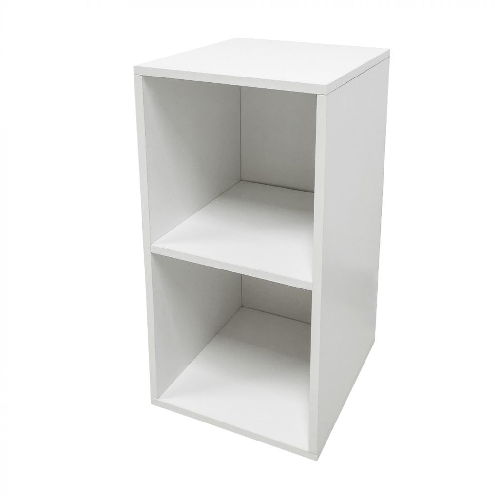 IOTXY Eck-Bücherregal Schmal & Hoch – 180 Cm, 8 Offene Fächer, Weiß, Aus MDF, Für Kleine Räume