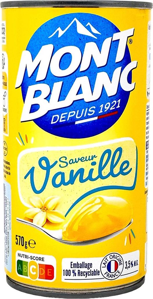Mont Blanc Creme Vanille: Cremiges Dessert mit Produktbild 