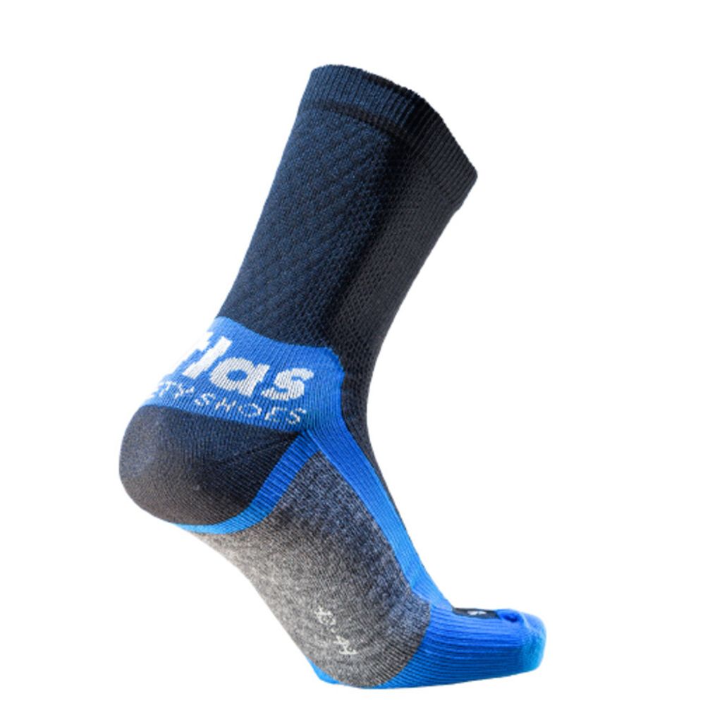 Atlas Socke Performance Workwear Gr. 39-41 blau / schwarz