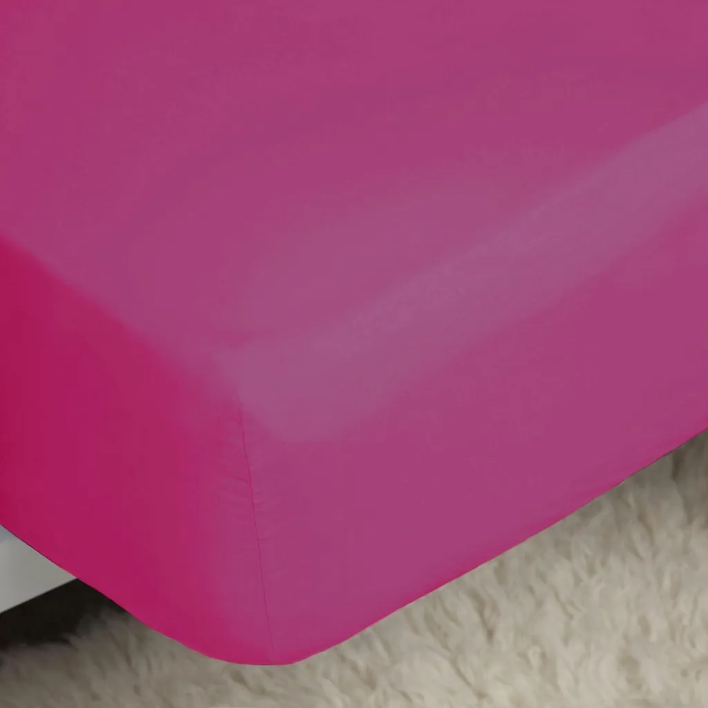 Drap-housse pour lit Kingsize en percale pétrole idéal pour le quotidien
